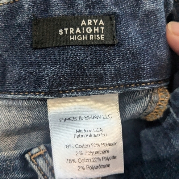 Veronica Beard Arya Cargo Straight Cropped Jeans - Picture 6 of 6